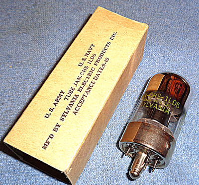 1 NOS Sylvania JAN CHS 1LD5 Vacuum Tube for Early Zenith TransOceanic Radios