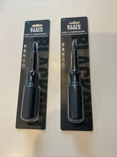 2 New Klein Tools Blackout 11-in-1 Screwdrivers Driver Limited Edition 32500BLK