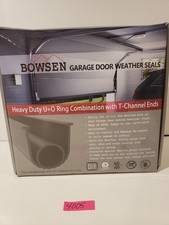 BOWSEN GARAGE DOOR BOTTOM WEATHER SEAL U O 5/16 T CHANNEL END 10 FT