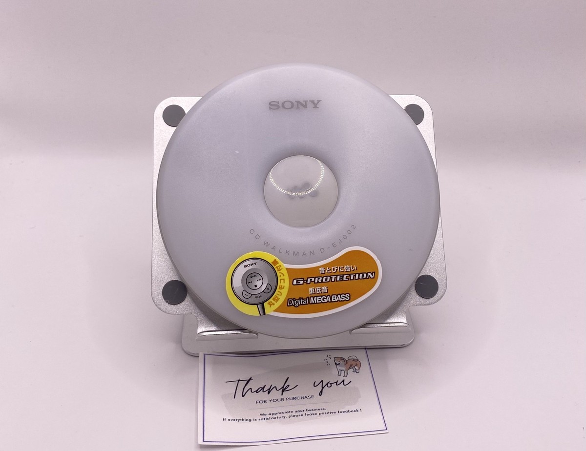 SONY D-EJ002 Walkman Portable CD Player white Operation Confirmed