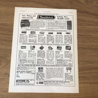 GRAM174 MAGAZINWERBUNG 11X8 HEATHKIT COTSWOLD MFS SYSTEM