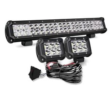 20 Inch Led Light Bar 126w Spot Flood Combo Off Road Led Light Bar 2pcs 4inch... 20 Inch Led Light Bar 126w Spot Flood Combo Off Road Led Light Bar 2pcs 4inch...