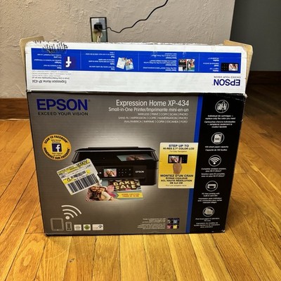 Epson Expression Home XP-434 Small-in-One Printer W/ Power Cord | Tested & Works