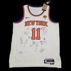 2025-26 New York Knicks Team Signed Autographed Nike Jersey NBA Finals Proof