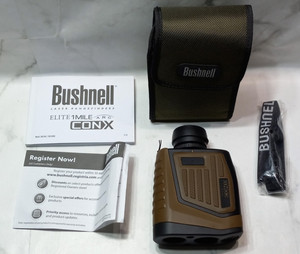 Bushnell 202540 7x26mm Elite 1 Mile CONX Laser Rangefinder Brown w/ Case