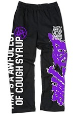 That  s A Awful Lot Of Cough Syrup X Lost Hills Sweatpants NEW Large