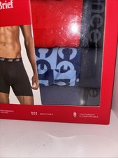  New Balance Men's 5-Pack Performance Premium 5  Boxer Briefs Size M Multi