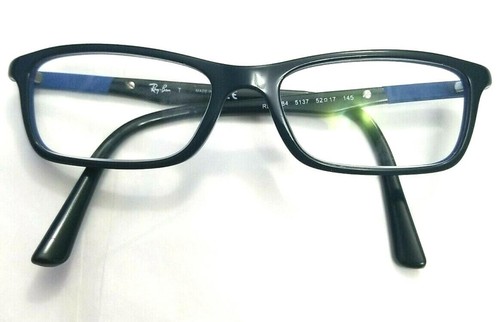 Ray Ban RB5284 5137 Blue Rectangle Eyeglasses 52/17 145  