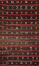 Handcrafted Kilim Area Rug 6x9 Rich Cultural Motifs Hand-woven Reversible Carpet