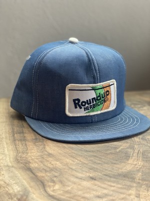 Roundup Herbicide Denim Vintage Snap Back Hat