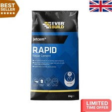 Jetcem Rapid Set Cement - 6kg Easy Mix, Fast-Setting for Internal & External Use