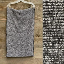 New Dana Herbert Handmade In Portland Oregon Infinity Scarf Black White Knit