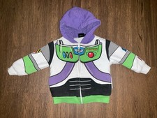 Disney Pixar Toy Story Buzz Lightyear Hooded Jacket 2T Full Zip Toddler