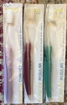 Nimbus Toothbrush Microfine Extra Soft Sensitive Teeth Gums Implants Regular 3