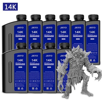 JAYO 10KG Grau 14K Hohe Präzision Mattes Finish UV Harz Premium 3D Resin LCD DLP