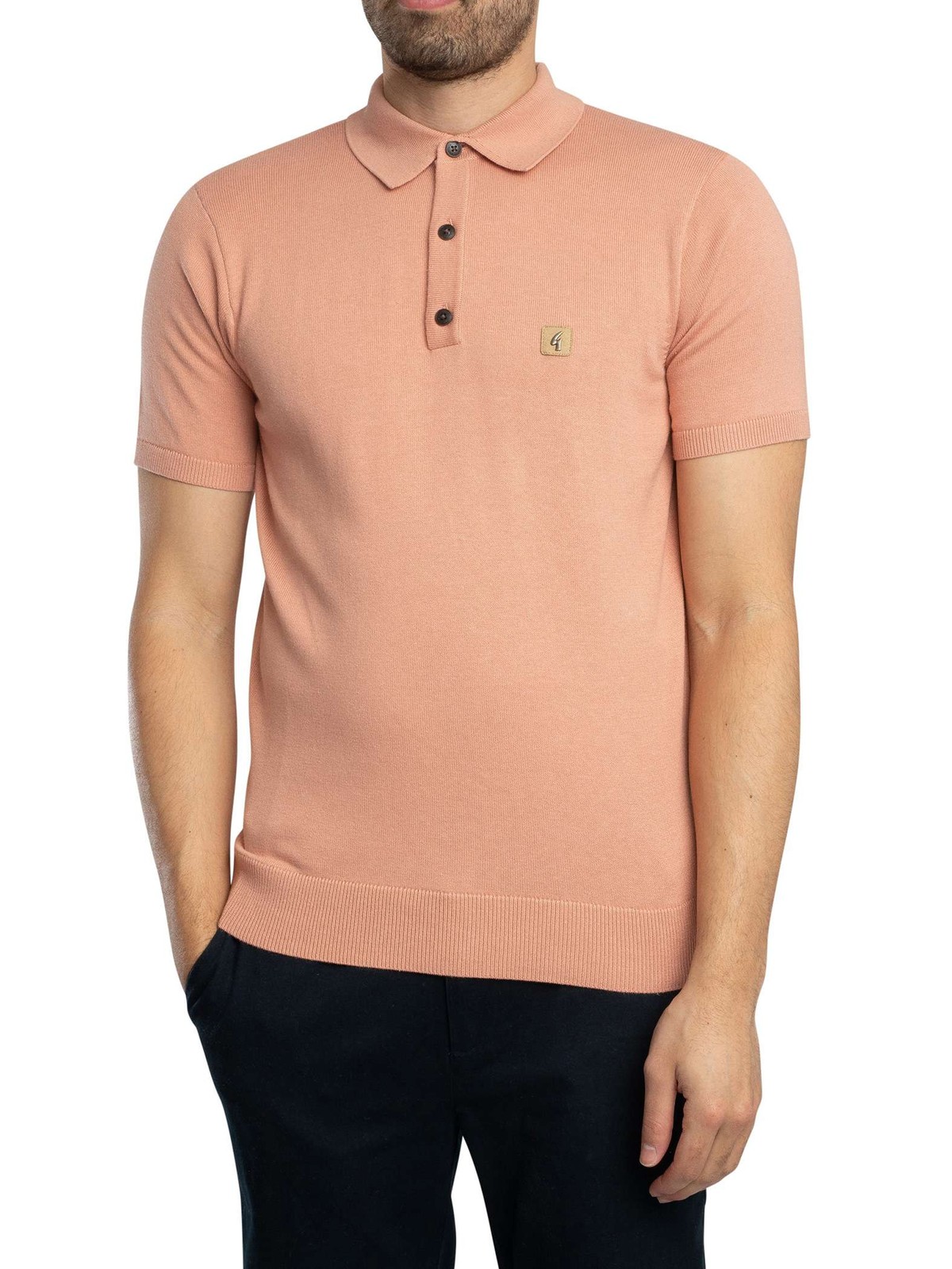 Мужская рубашка поло Jackson от Gabicci розовая 11690₽