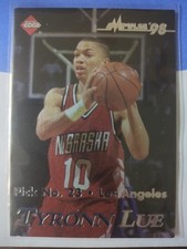 1998 COLLECTOR'S EDGE IMPULSE TYRONN LUE ROOKIE CARD #12 /5000 LAKERS. rookie card picture
