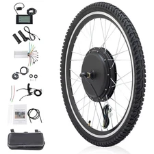 48V Front Wheel Electric Bicycle Motor Conversion Kit 1000W eBike Hub 26inch