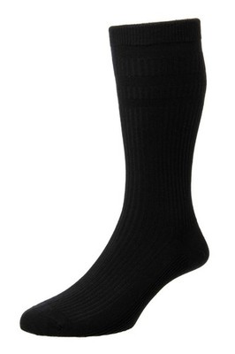 HJ Hall Men's Original Cotton Rich Softop Socks in 5 Colours Options, 4 to 15