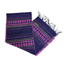 Scarf 100 Cashmere Made in Scotland Pink Blue People