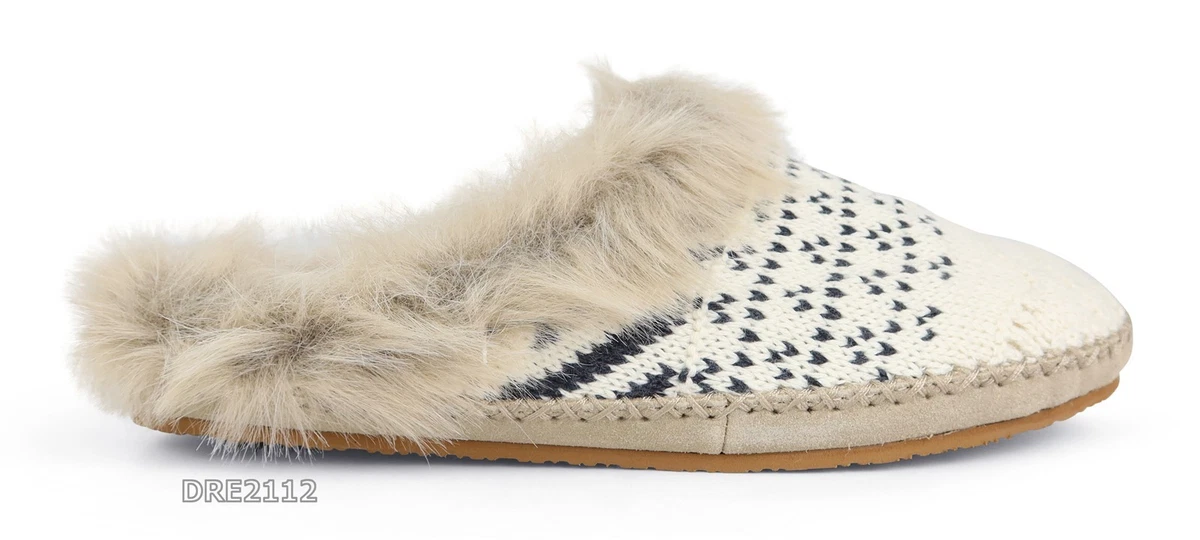 NWT Sanuk Cozy Vibes slides slippers faux fur house shoes surf snow 9 Cozy Vibe Slipper SM Southwest | Women main image 4