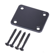 Metal Electric Guitar Neck Plate With Screw For Fender Stratocaster Telecaster