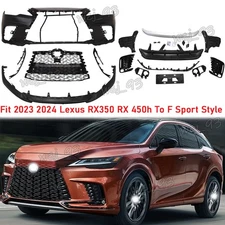 New Front Bumper Conversion kit For 2023 2024 Lexus RX350 RX 450h F Sport Style