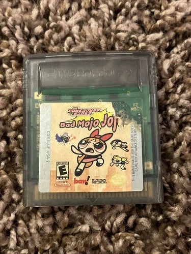 Power Puff Girls Bad Mojo Jojo (Nintendo Game Boy Color, 1989) -Cartridge
