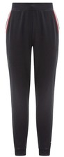 Image of Tommy Hilfiger Men’s SeaCell Signature Tape Lounge Joggers - Black - XL