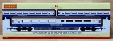 Hornby 'OO' Gauge R4399 Wrexham & Shropshire Mk3. Cargo D. 3 x Coach Pack Boxed.