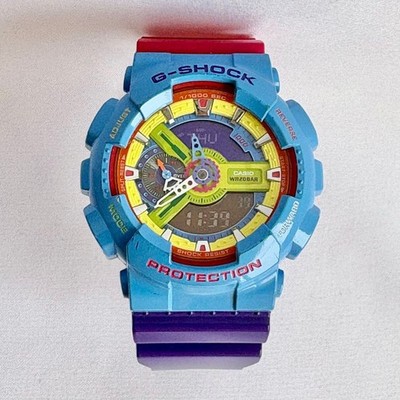 [B1P] CASIO G Shock Protection Light Blue Digital Watch [m8k]