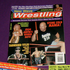 New Wave Wrestling 30 Feb. 1998 Steve Austin, Perry Saturn, Jim Cornette - NM!