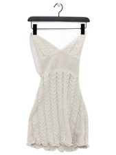 Reformation Skater Mini Dress XS in Cream
