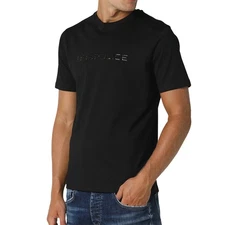 883 Police Ockleton Black T-Shirt Men’s Slim Fit 100% Cotton Crew Neck Tee