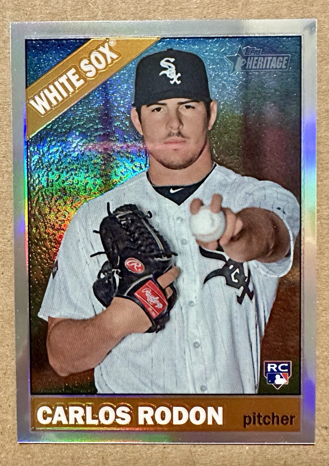 2015 Topps Heritage High Number Carlos Rodon RC #710 SP - Chrome Refractor /566