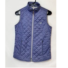 Piper Smartpak Women's Size XS Blue Quilted Full Zip Riding Equestrian Vest