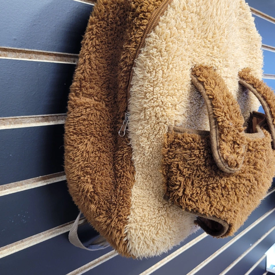 Mochila peluda de felpa marrón Popatu de Nordstrom Foto 3 de 4