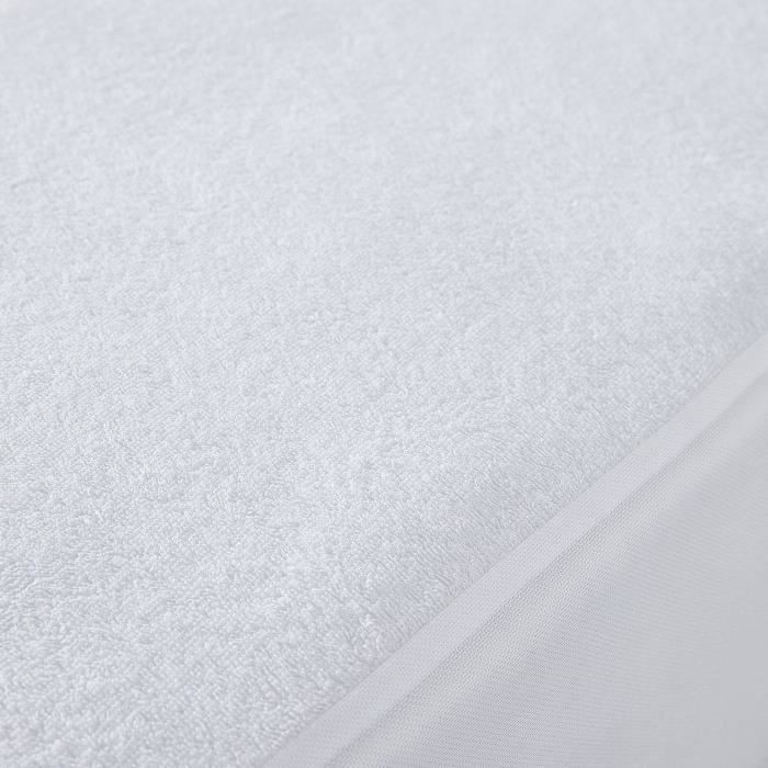 Protège-matelas imperméable 160x200 lavable 95°C alèse lit double TODAY