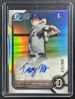 TROY MELTON 2022 BOWMAN CHROME DRAFT REFRACTOR AUTO 1ST PROSPECT 475/499