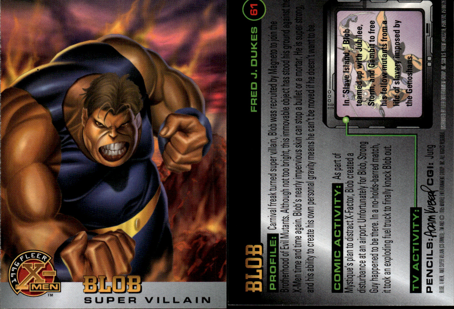 1996 Fleer X-Men #1-100 ~ Choose Your Card