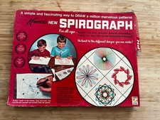 Kenner Spirograph Drawing Set MPN 401 w/ Case  How to Draw Booklet 1967