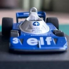 Kyosho 1/64 Tyrrell P34 F1 Racing Car Miniature, 6wheel, Used
