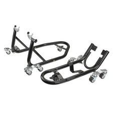 Warrior Universal 360 Grad vorne & hinten Motorrad St&auml;nder Combo Kit - Paddock