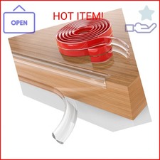 Baby Proofing, 0.6in Edge Protector Strip Clear, Thickened Silicone Soft Corner