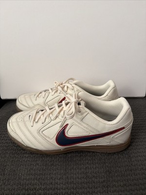 Nike Gato Men s Size 8 Pale Ivory Red Navy Gum Indoor Soccer Futsal Shoes