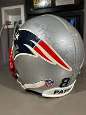 David Patten Game Worn Used New England Patriots NFL  Helmet 