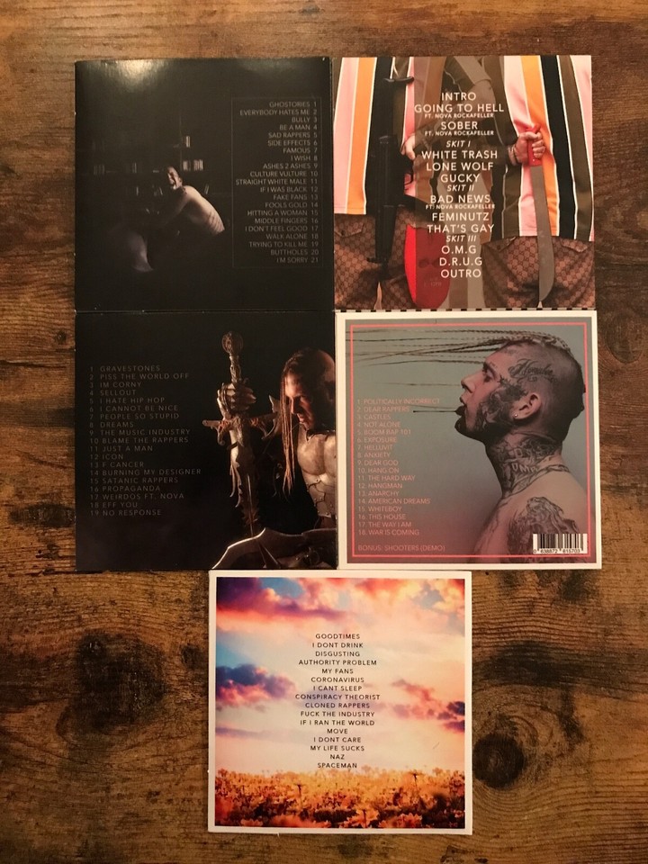 Tom MacDonald Ghostories, Gravestones, Deathreats, Flowers, 5 Albums, CD Signed eBay