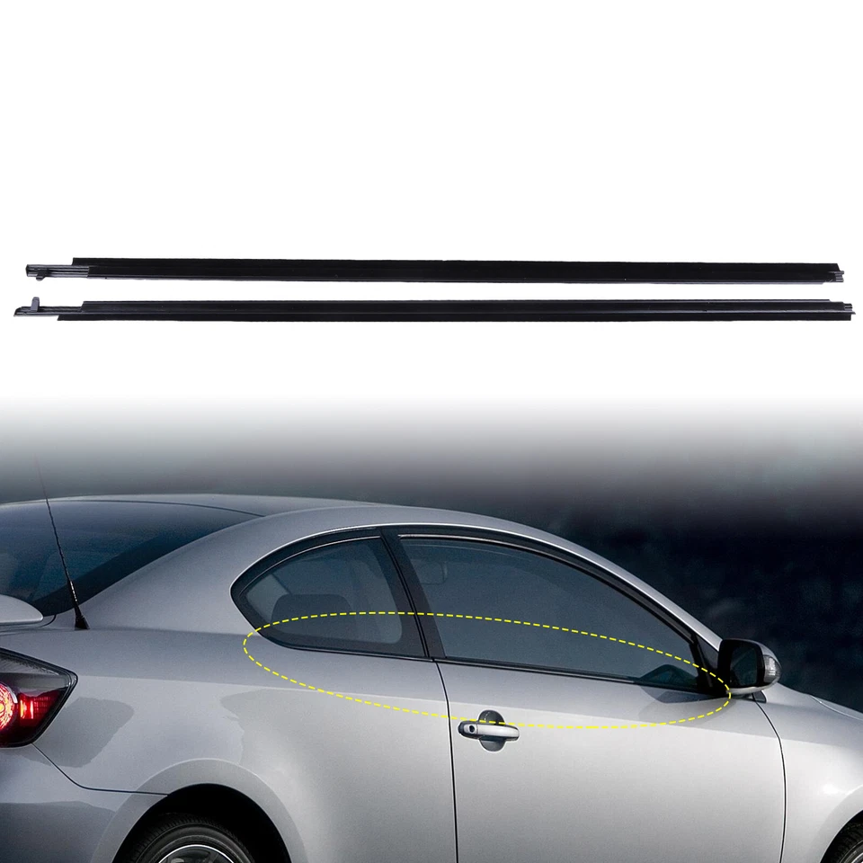 Kit de sellado de resistencia para puerta de vidrio Scion TC 2005-2010 izquierda + derecha Foto 4 de 4