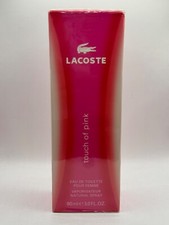 TOUCH OF PINK BY LACOSTE 90ML EDT SPRAY NEW WITH BOX  SEALED 