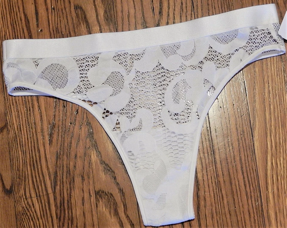 BRAGAS BLANCAS AUTÉNTICAS SEXY NUEVAS ORIGINALES MIMI HOLLIDAY Talla L (GRANDES) NUEVAS CON ETIQUETAS Foto 2 de 2